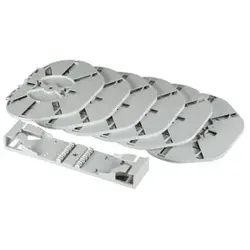 EFB STHD2-6-12H Zubehör Spleißkassetten Heat 6 Kassetten, (6x12) 4mm hoch STHD2612H