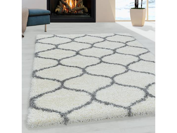 Hochflorteppich Salsa 3201 140 x 200cm Beige/Creme