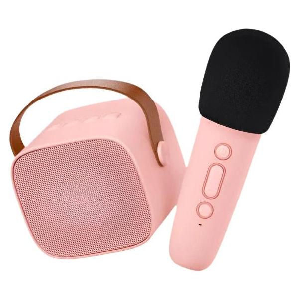 Lalarma Copenhagen Karaoke Set (LALAR-SPEAKBLMICH-ROSE)