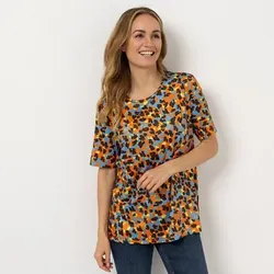 IN-PRINT Shirt 1/2-Arm bedruckt Rundhalsausschnitt