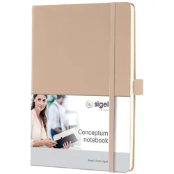 Sigel, Heft + Block, Notizbuch (A5, Liniert, Harter Einband)