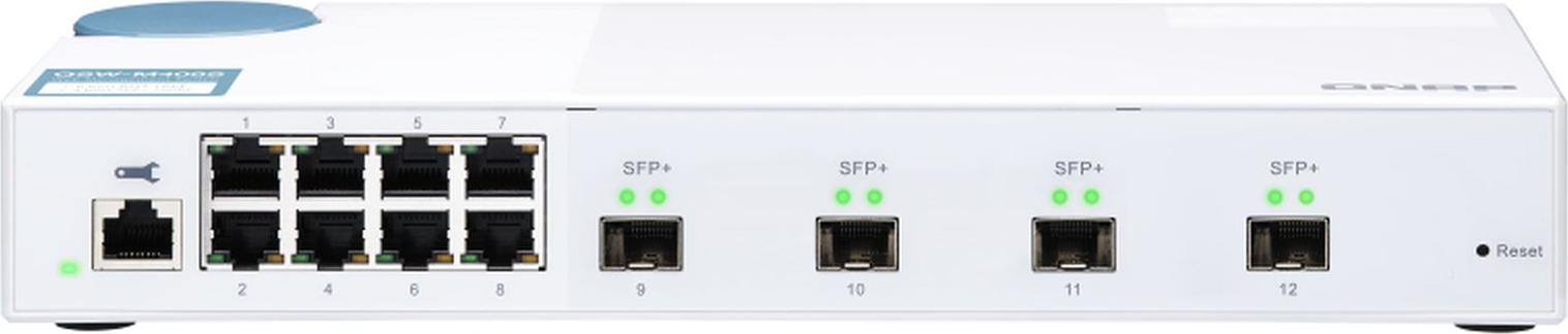 QNAP QSW-M408S, Managed, L2, Gigabit Ethernet (10/100/1000), Vollduplex