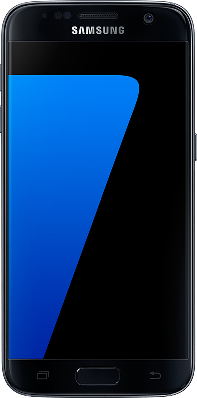 Samsung Handy Galaxy S7 12,9cm (5,1 Zoll) G930F, 4GB RAM, 32GB Speicher, Farbe: Black Onyx