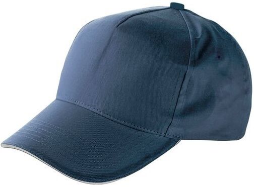 Casquette sandwich en coton personnalisable coton bleu