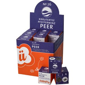 Schlürf Tee Peer No. 26 Pfefferminze, BIO, Kräutertee aus Ägypten, 45,9 g, 27 Pyramidenbeutel