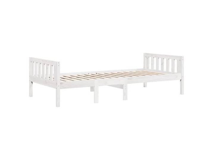 Lit 1 place - 90 x 200cm - Lit pour enfants sans matelas - rustique - Bois de pin massif - pour enfants - avec mate - sans matelas 3