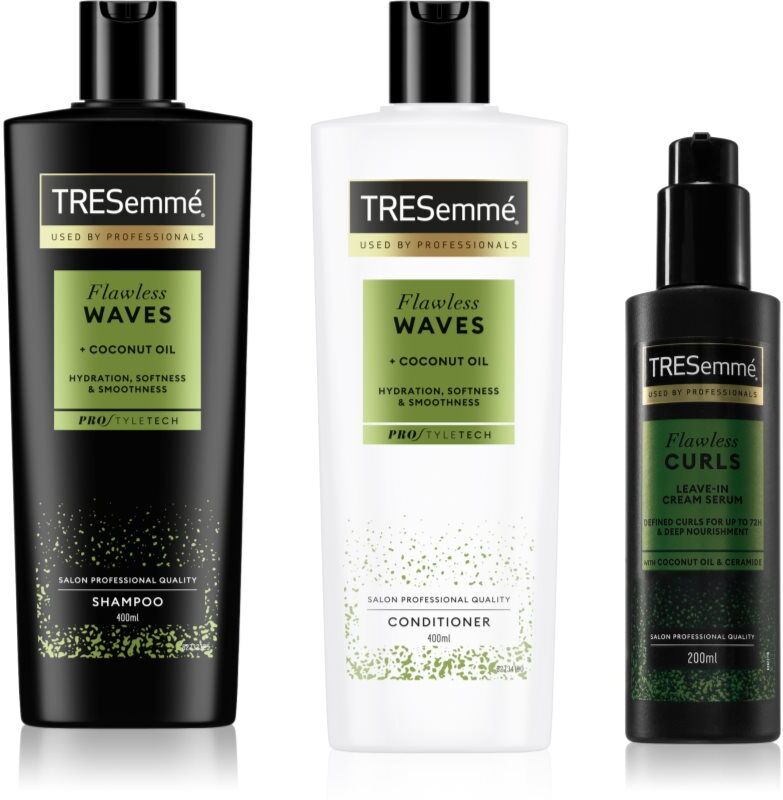 TRESemmé Flawless Waves set for curly hair