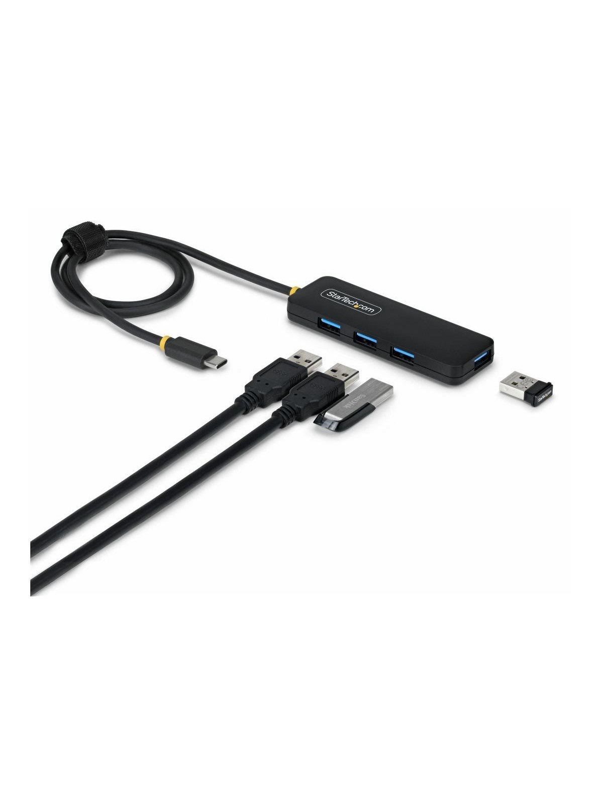 StarTech.com - hub - 4 ports USB-Hubs - USB 3.2 - 4 - Schwarz