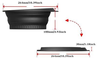 Uplifted Goods Portable Ice Facial Bowl For Skincare black
