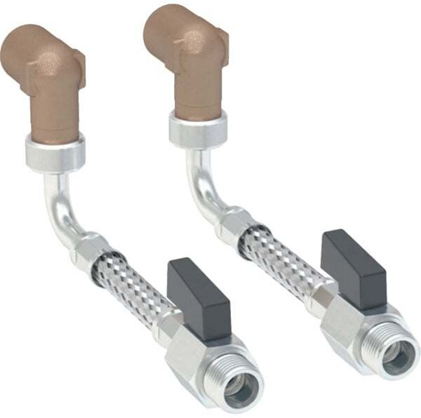 Kit de raccordement d'eau Geberit 131078001 ci-dessous, pour bidet, 101cm, pour module sanitaire Monolith