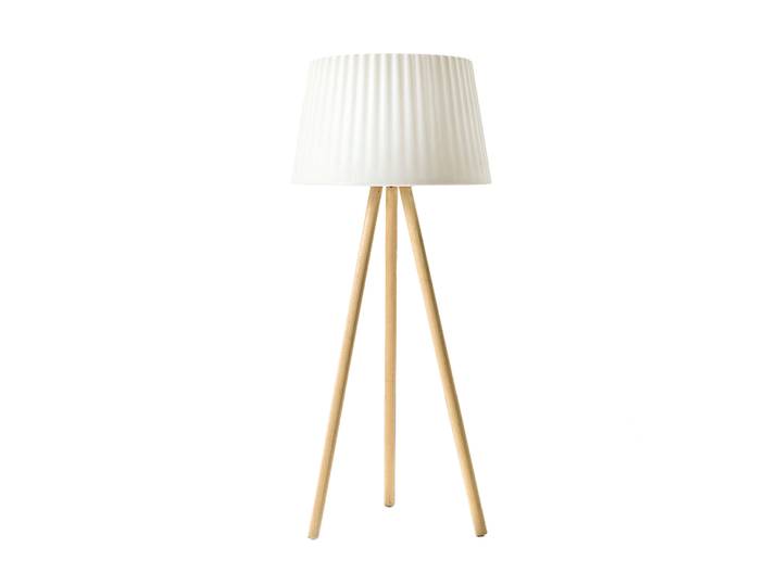 MYYOUR lampadaire AGATA WOOD (Pour l'extérieur - Poleasy Illuminable et bois)