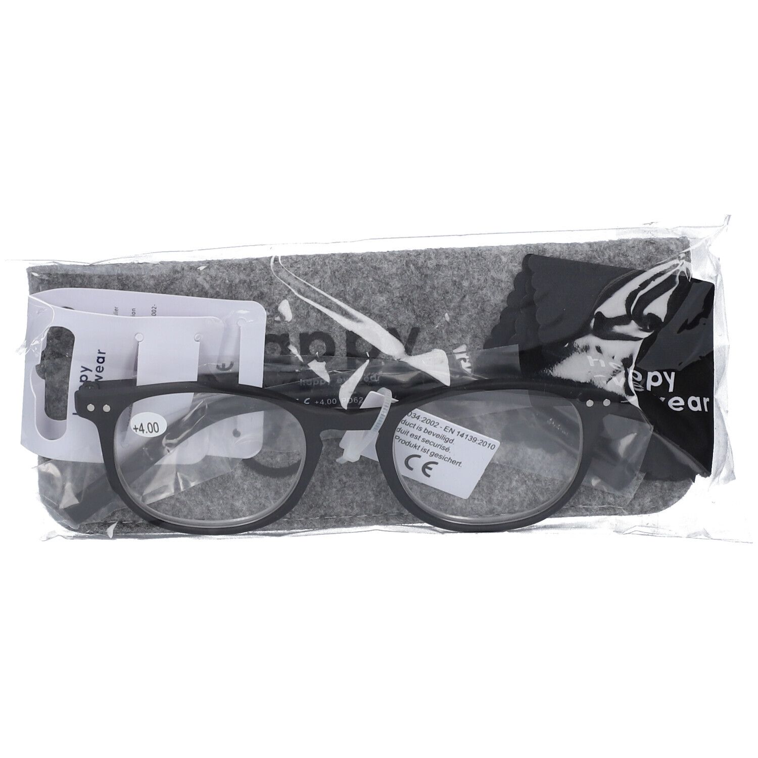Pharma Glasses Leesbril Roma Zwart +4,00 1 St Brille