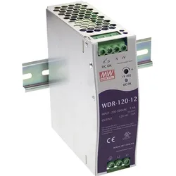 MeanWell, Systemstromversorgung, Mean Well WDR-120 Series WDR-120-24 - Netzteil (DIN-Schienenmontage möglich)