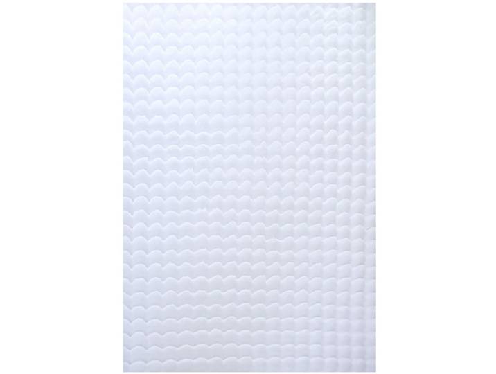 Tapis de fourrure à relief blanc 200x290cm