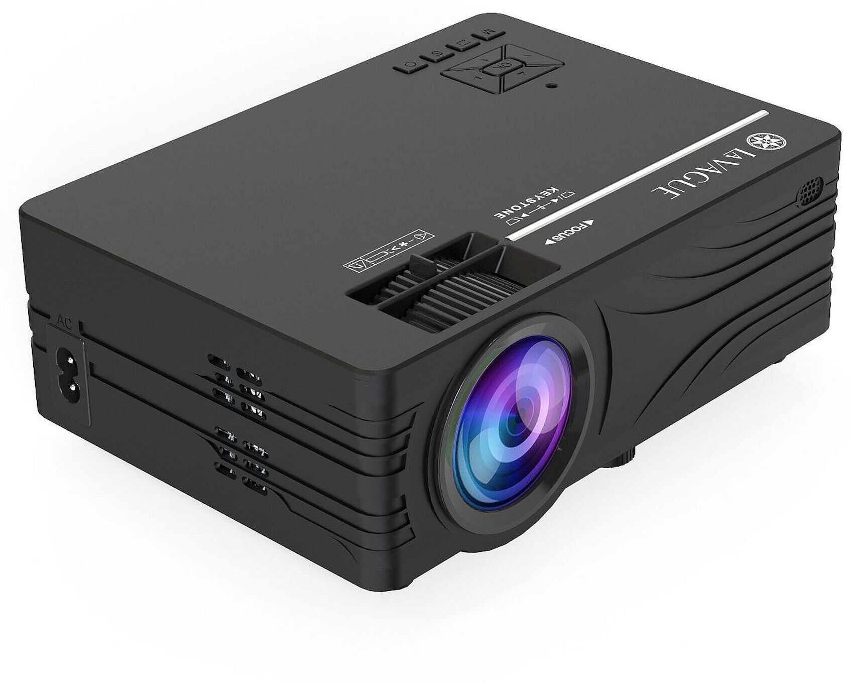 LA VAGUE LED-Beamer "LED-Projektor LV-HD240 Wi-Fi", schwarz, Beamer, LED-Beamer