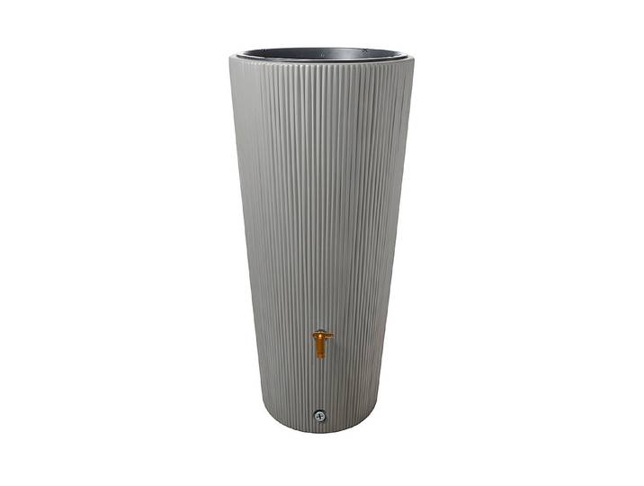 4Rain Regenwasserspeicher Vaso Zink-Grau 220l
