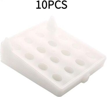 Uplifted Finds Plastic Folding Clothes Board Storage Rack & Multi Layer Closet Organizer white 10 Pcs