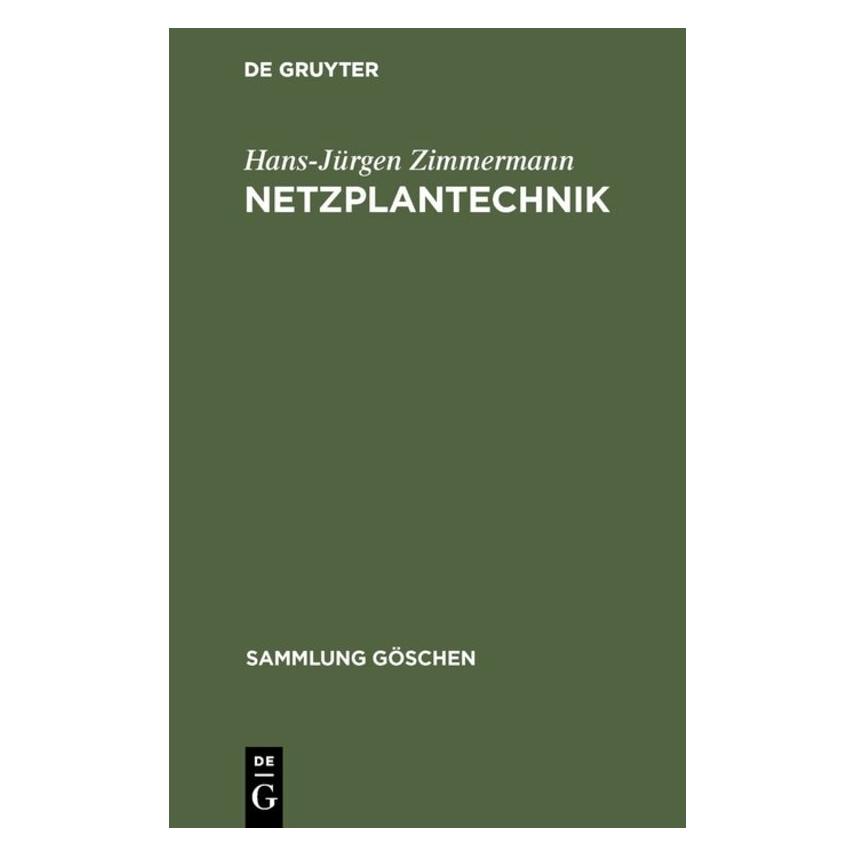 De Gruyter Samml.Gö.04011 Zimm.Netzplantechnik (Deutsch, Hardcover, Hans-Jürgen Zimmermann) (67764958)