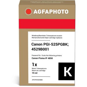 AgfaPhoto kompatibel für Canon PGI-525PGBK,  Tinte, 19ml, schwarz