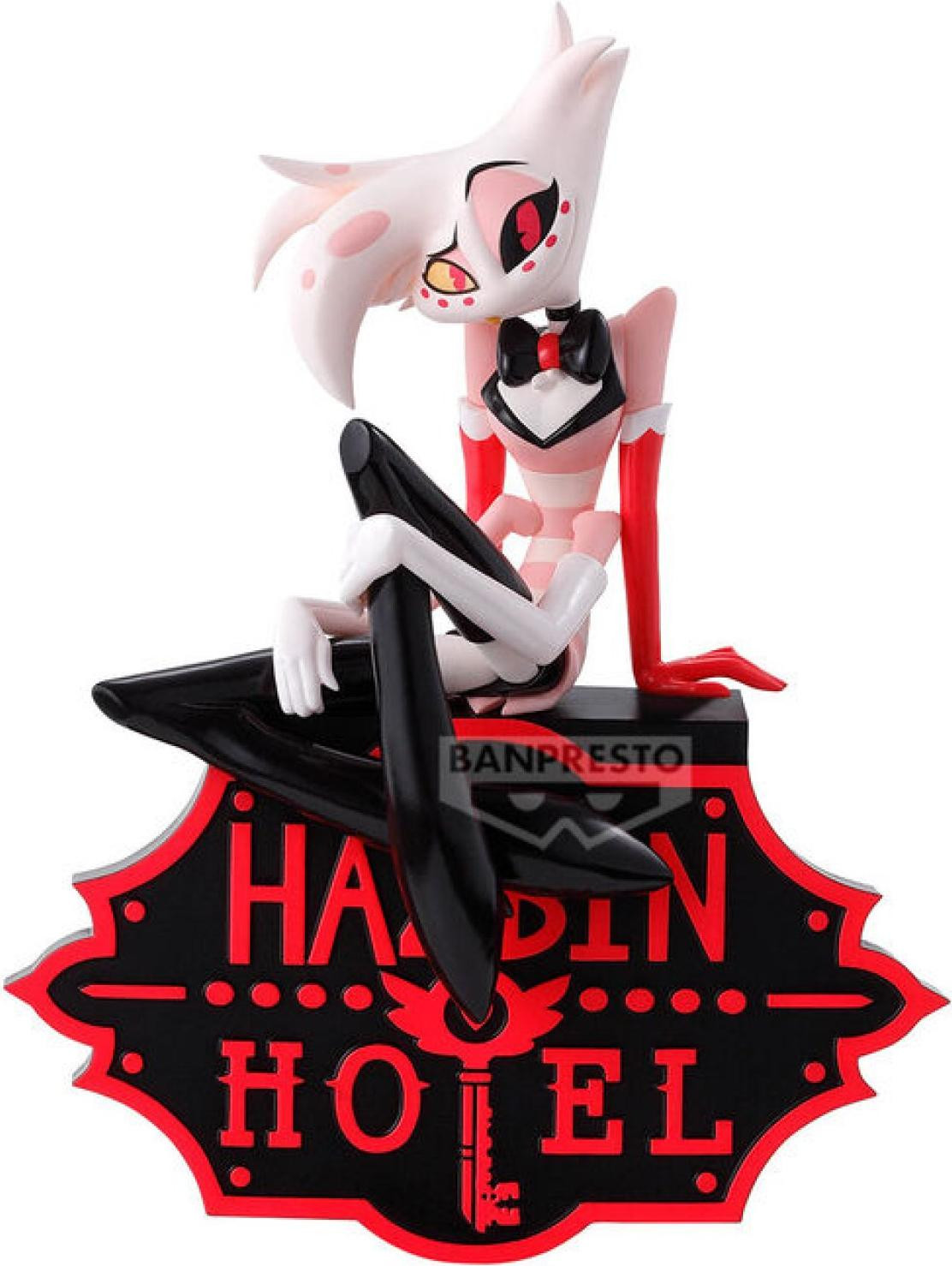 Banpresto Hazbin Hotel Monitor Top PVC-beeldje Angel Dust versie A, 16 cm