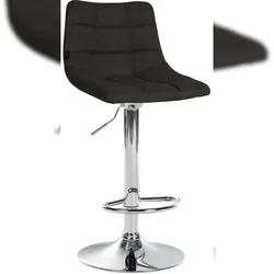 CLP Barhocker Jerry Stoff schwarz/chrom