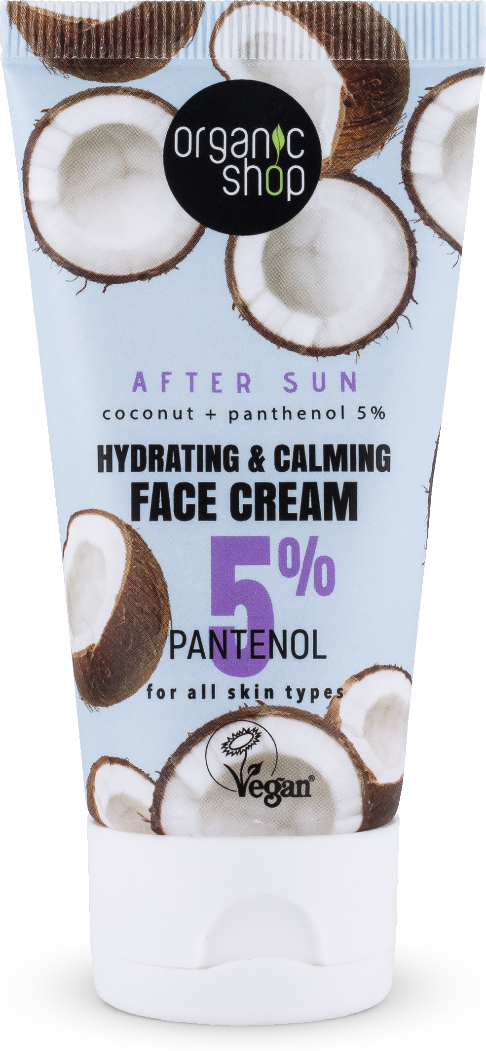 Organic Shop Sunscreen Aftersun Soothing Facial Cream 50 ml