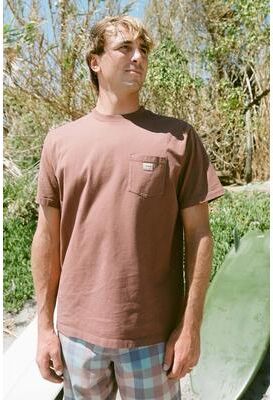 O'Neill s O'riginals Pocket T-Shirt in Coconut Brown, Size Small