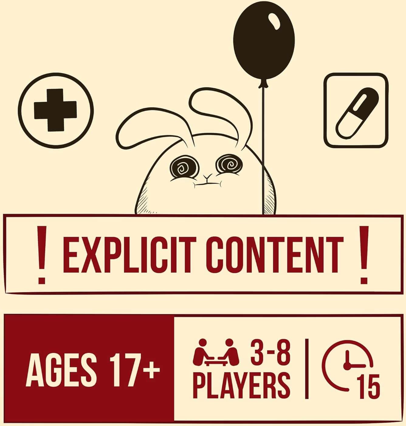 Horrible Therapist Adult Party Card Game from Exploding Kittens for Group Play