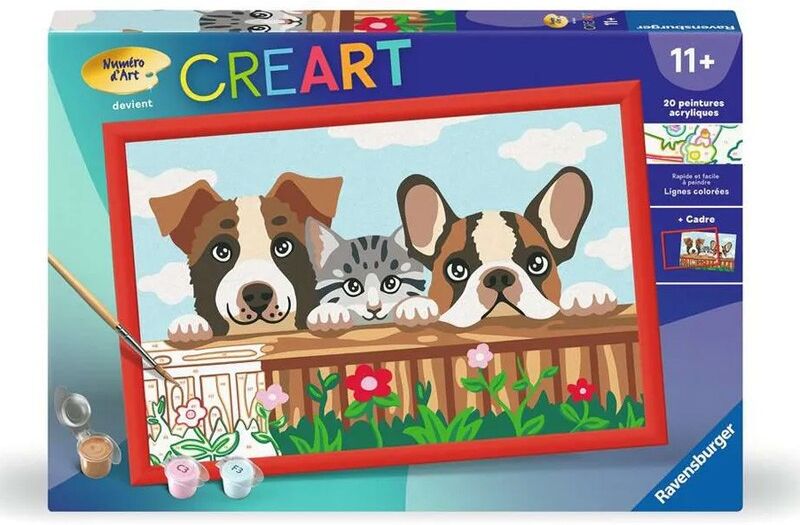 CreArt Kids 8x12cm : Border Collie - Ravensburger