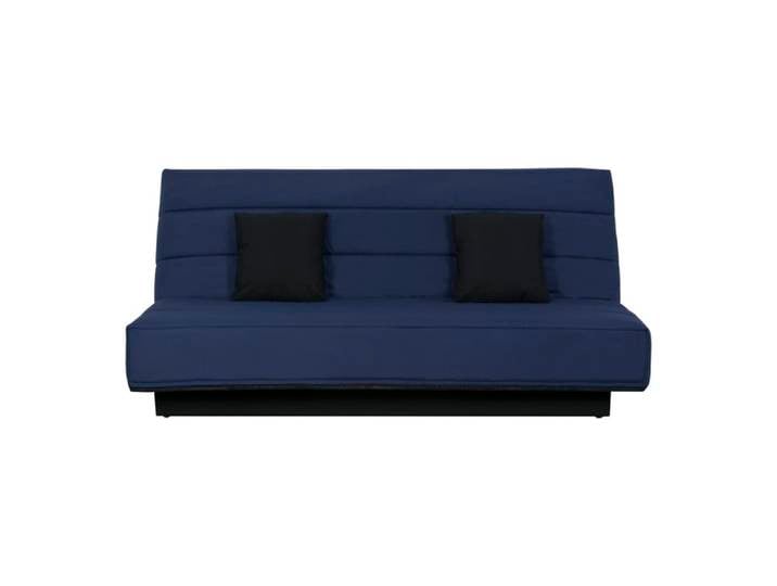 Banquette clic clac convertible 2 places tissu pearl marine