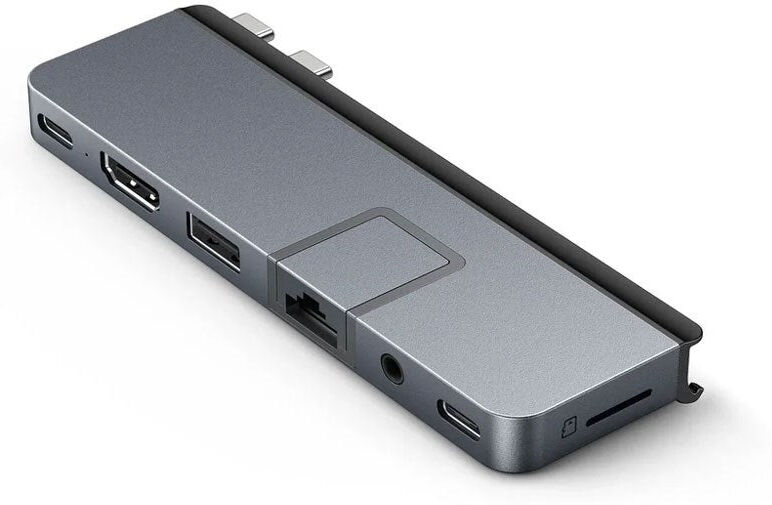 Hyper HyperDrive Duo Pro 7-i-2 USB-C Hub - 100W - Grå