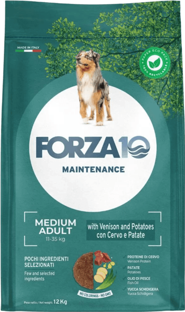 Kit Risparmio 2x12KG Forza10 Medium Adult Maintenance Cervo CERVO E PATATE