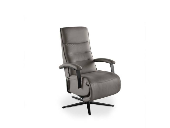 Musterring Nils Relaxsessel inkl. 3-motorischer Funktion und Aufstehhilfe - Leder Vivre grau - Piccolo Drehfunktion, Aufstehhilfe, automatische Fußteilverstellung, automatische Kopfteilverstellung, automatische Rückenteilverstellung Modern, Zeitlos