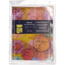 Press 53, Grusskarte + Briefpapier, Gel Press Gel Druckplatte A4 20,95x29,84cm