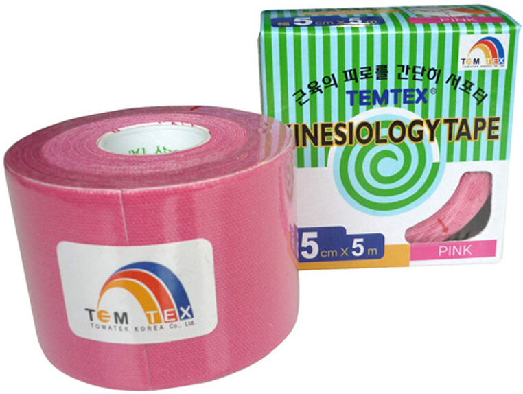 Temtex Kinesiology tape cor rosa (5cm X 5m)