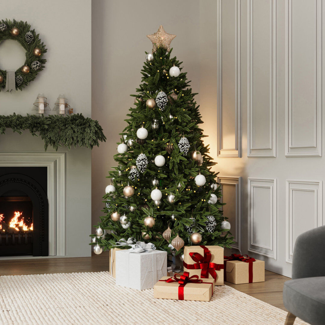 Charles Bentley Faux Christmas Tree 183cm H x 122cm W x 122cm D