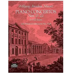 Piano Concertos Nos. 17-22 in Full Score, Fachbücher von Wolfgang Amadeus Mozart