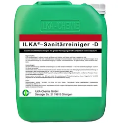 Sanitärreiniger ILKA D 30 L Saurer Desinfektionsreiniger mit großer Reinigungskraft