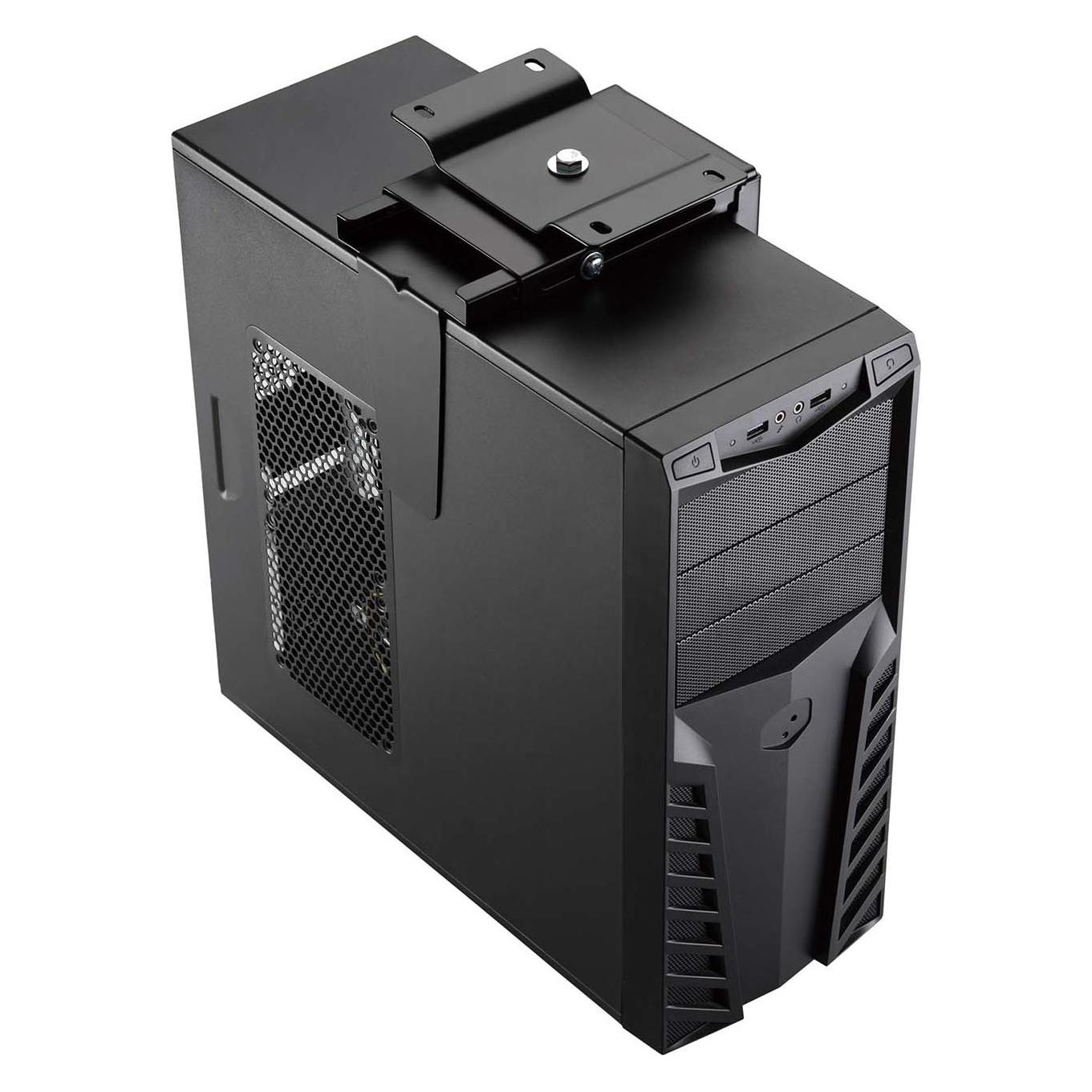 Aisens Soporte Cpu Giratorio Altura Ajustable Bajo Escritorio Bloqueo Fácil (MPC03-201)