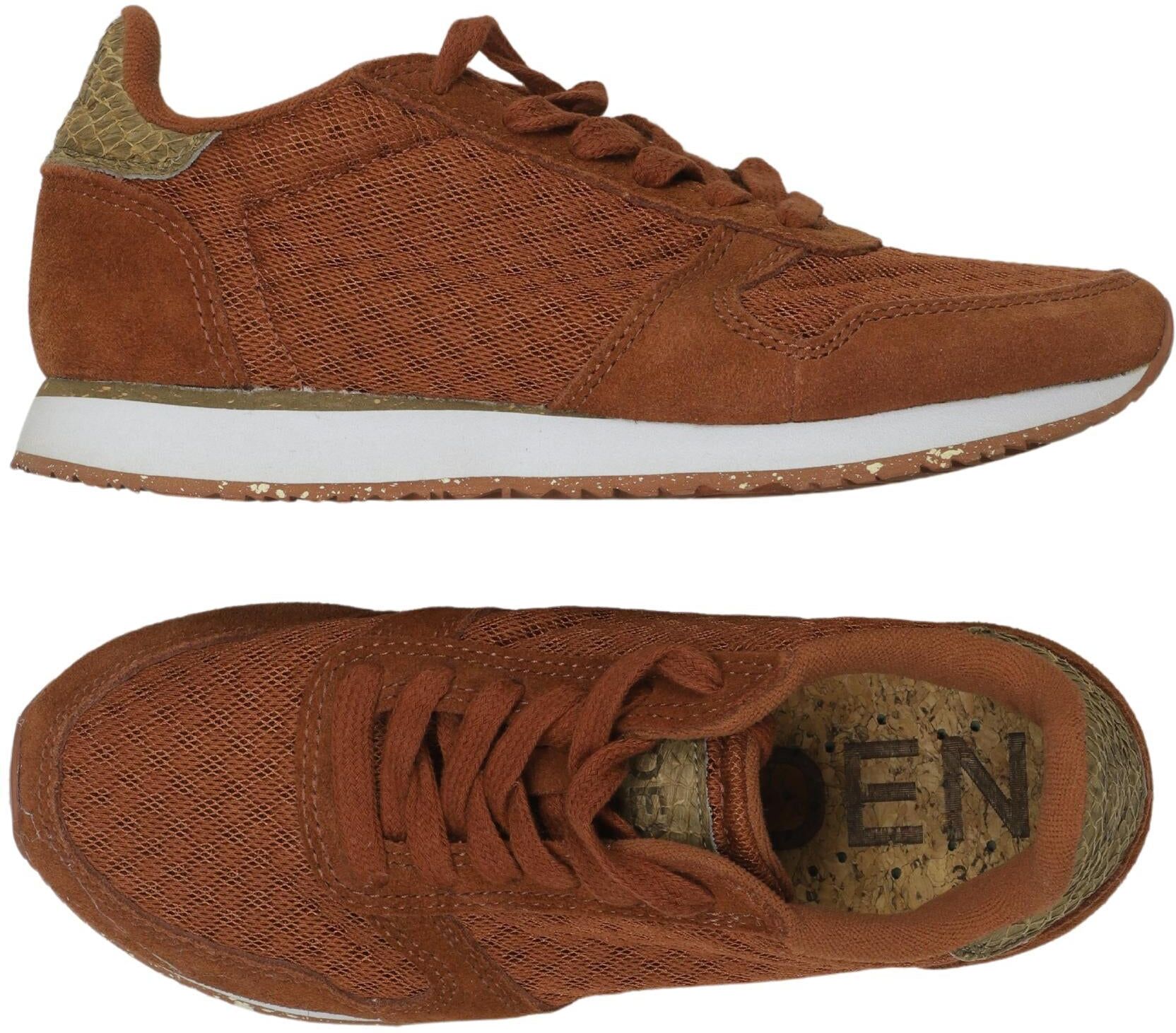 Woden Damen Sneaker, Braun, Gr. EU 36, kein / Etikett - Second Hand