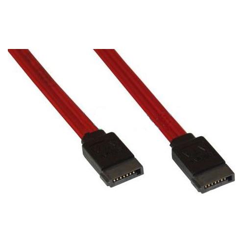 InLine SATA Anschlusskabel 0,3m - red (30 cm, SATA) (27703A)