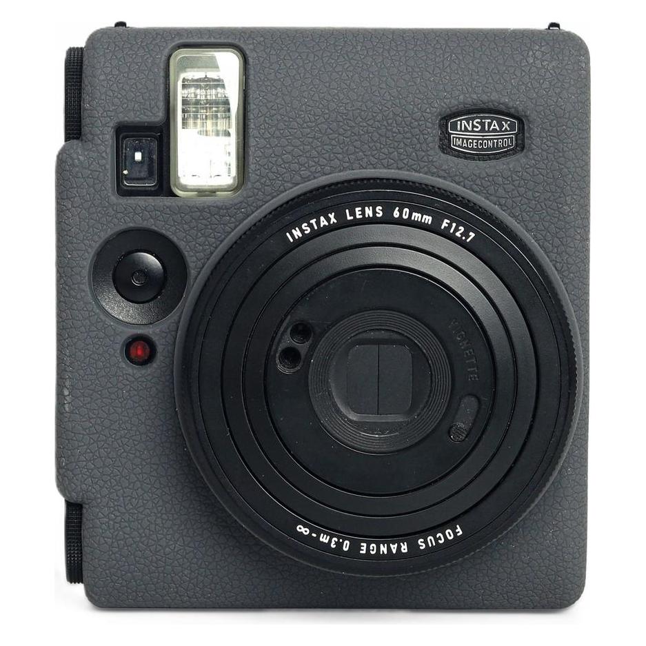 Loveinstant Futerał Etui Pokrowiec Case Silikon Do Fuji Fujifilm Instax Mini 99 Szary (Kamera Schultertasche) (LOVEINSTANT)