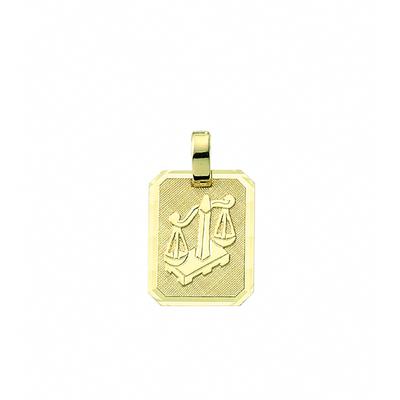 Sternzeichenanhänger ADELIA´S "Sternzeichen Anhänger Waage 333 Gold ( 8K )", gold, Schmuckanhänger, Damen, Waage, Gold, Goldanhänger Waage