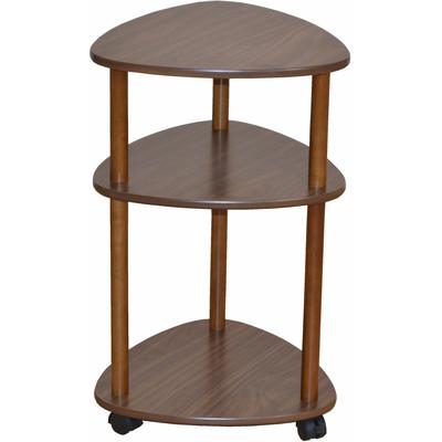 Beistelltisch HOME AFFAIRE, braun (nussbaum), B:40cm H:66cm T:40cm, Tische, Beistelltisch