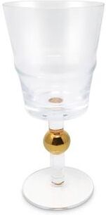 Vivience Set Of 6 Glasses With Gold Ball Design