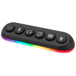 Streamplify Hub Deck 5 (USB-A, 5 Ports), Dockingstation + USB Hub, Schwarz