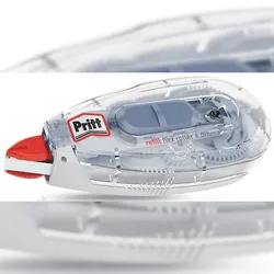 Pritt Korrekturroller Refill Flex 12m x 6mm transparent Packung mit 5 Stück