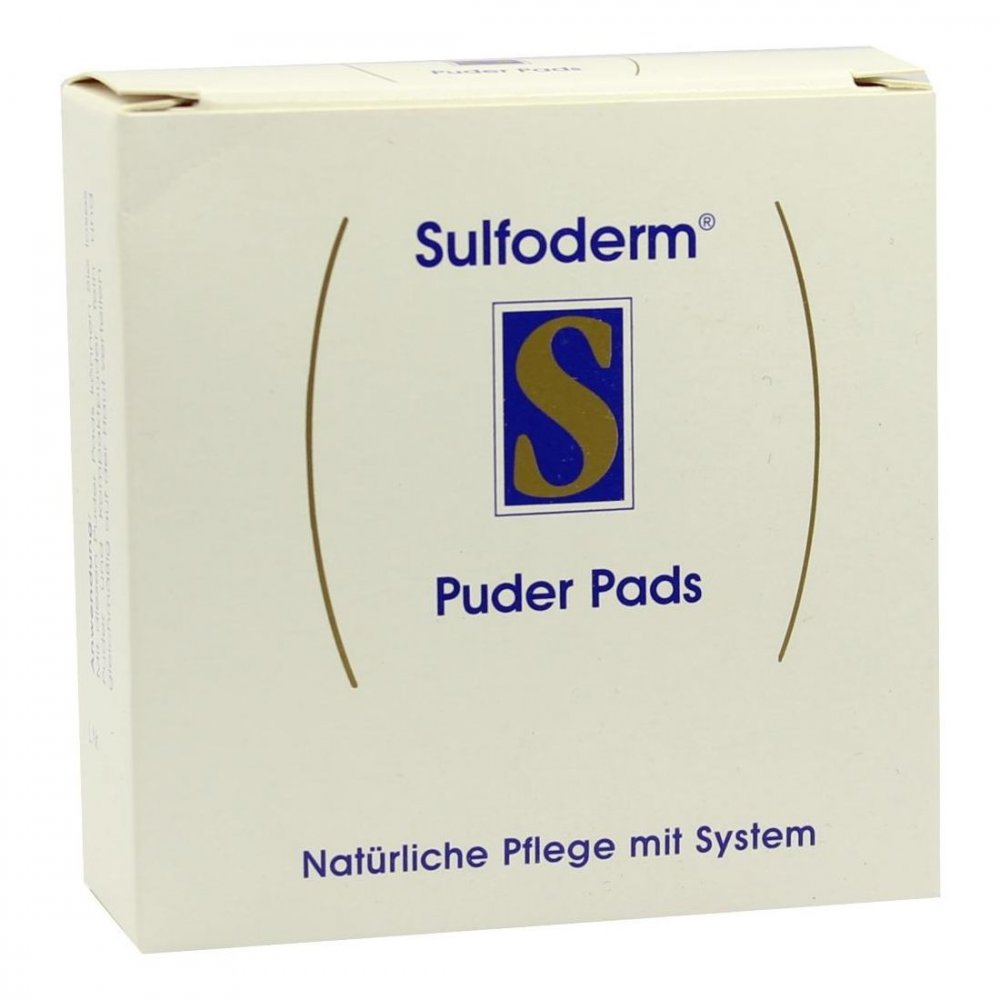 ECOS Vertriebs GmbH Sulfoderm S Puder Pads 02157467