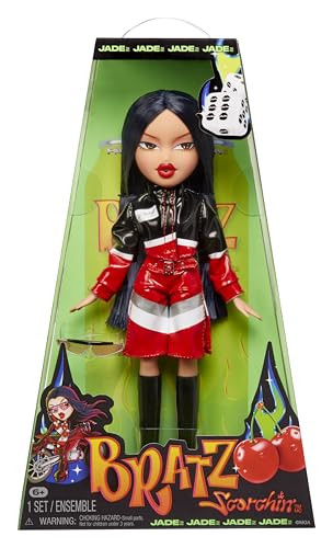Bratz Scorchin' Jade modepop met outfit, accessoires en moto-geïnspireerd speelgoed voor meisjes