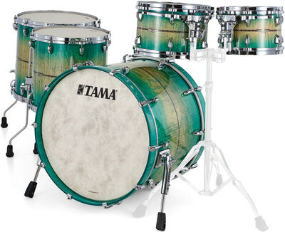 Tama STAR Drum Maple Set RECB Emerald Sea Curly Maple Burst
